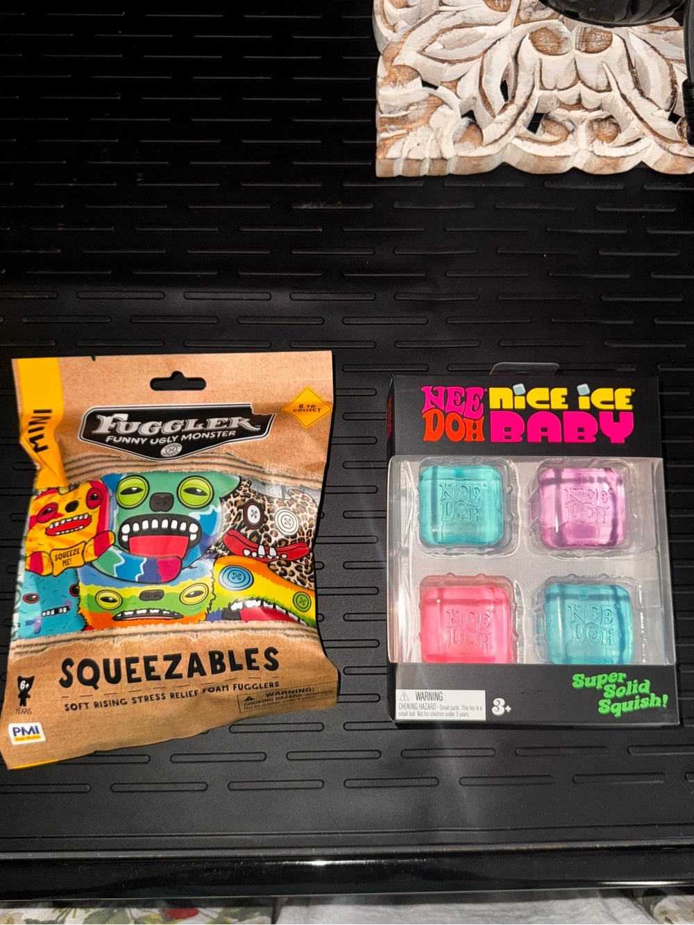BOTH SEALED NEW NEEDOH Ice Doh Baby 4-Pack Super Solid Squish FUGGLER SQUUEZABLE
